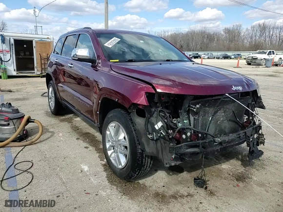 2017 Jeep Grand Cherokee Limited with VIN 1C4RJFBG1HC948855, listed as a Copart auction lot 50422435 with 60,612 mi miles and Salvage Title. Bid and sale history available at carsss.com. Image 15.