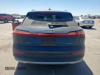 2021 Audi e-tron Premium Plus with VIN WA1LAAGE5MB030598, listed as a Copart auction lot 50411695 with 31,819 mi miles and Salvage title. Bid and sale history available at DreamBid. Image 6.