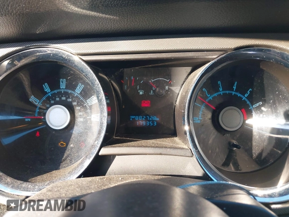 2010 Ford Mustang V6 with VIN 1ZVBP8AN7A5155689, listed as a IAAI auction lot 41775195 with 179,353 mi miles and . Bid and sale history available at DreamBid. Image 7.