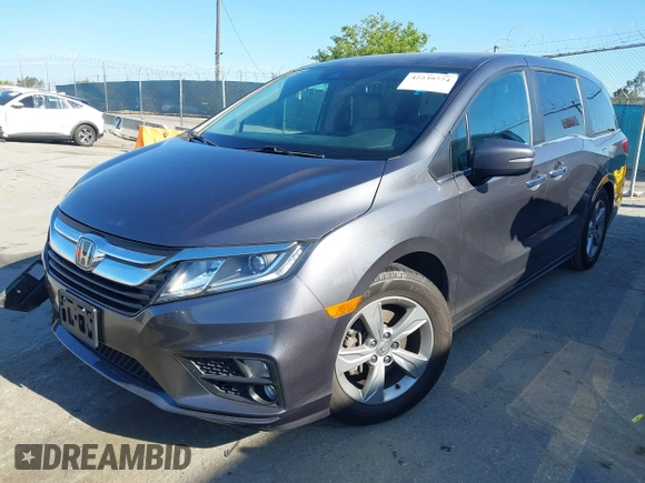 2018 Honda Odyssey EX with VIN 5FNRL6H53JB099188, listed as a IAAI auction lot 42239774 with 90,469 mi miles and . Bid and sale history available at DreamBid. Image 18.