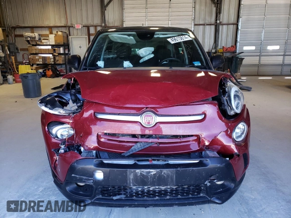 2015 FIAT 500L Urbana Trekking with VIN ZFBCFADH3FZ035172, listed as a Copart auction lot 52354404 with 57,669 mi miles and Salvage Title. Bid and sale history available at carsss.com. Image 5.