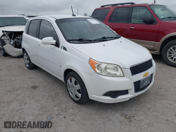 2009 Chevrolet Aveo 1LT with VIN KL1TD66E89B649285, listed as a IAAI auction lot 42127053 with 332,180 mi miles and . Bid and sale history available at DreamBid. Image 1.