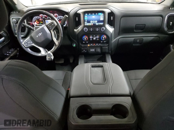 2021 Chevrolet Silverado 1500 RST with VIN 1GCUYEEL7MZ166625, listed as a Copart auction lot 52420215 with 97,381 mi miles and Salvage Title. Bid and sale history available at carsss.com. Image 8.