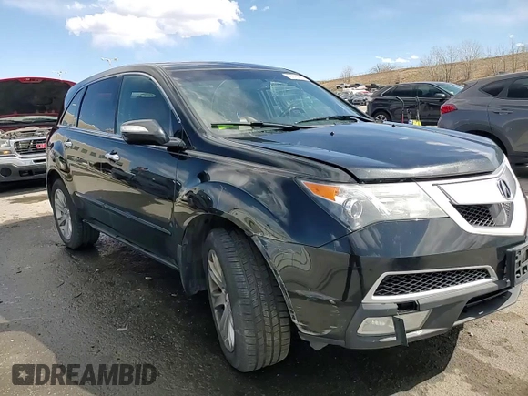 2012 Acura MDX Advance with VIN 2HNYD2H61CH519242, listed as a Copart auction lot 49576485 with 138,431 mi miles and Salvage title. Bid and sale history available at DreamBid. Image 14.