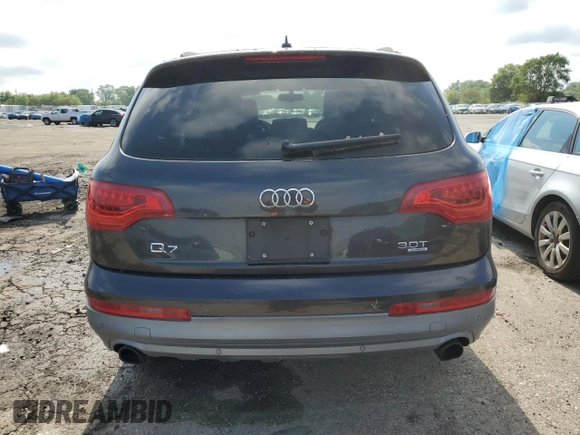 2014 Audi Q7 Premium Plus z VIN WA1LGAFE9ED017293, wystawiony jako Copart lot #58902235 z przebiegiem Nie podano mil oraz Szkoda całkowita • Salvage title. Historia ofert i sprzedaży dostępna na DreamBid. Obrazek 6.