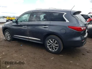 2013 Infiniti JX35 with VIN 5N1AL0MM5DC332573, listed as a Copart auction lot 54174764 with 234,774 mi miles and Salvage Title. Bid and sale history available at carsss.com. Image 2.