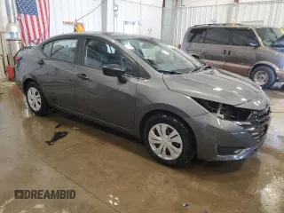 2024 Nissan Versa S with VIN 3N1CN8DV7RL919984, listed as a Copart auction lot 54871485 with 17,709 mi miles and Clean Title. Bid and sale history available at DreamBid. Image 4.