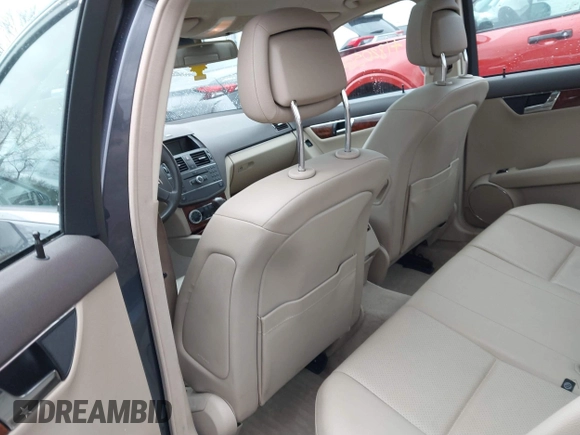 2010 Mercedes-Benz C-Class C 300 Sport with VIN WDDGF8BB6AF521187, listed as a IAAI auction lot 41820504 with 119,494 mi miles. Bid and sale history available at carsss.com. Image 8.