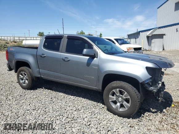 2018 Chevrolet Colorado 4WD Z71 with VIN 1GCGTDEN7J1283266, listed as a Copart auction lot 57833615 with 58,563 mi miles and Salvage title. Bid and sale history available at DreamBid. Image 4.