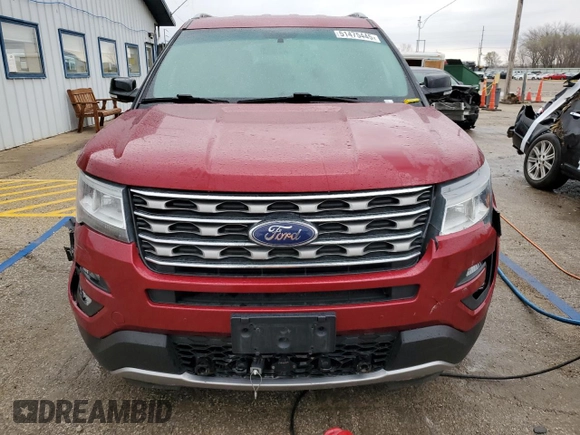 2017 Ford Explorer XLT z VIN 1FM5K8D8XHGB51165, wystawiony jako Copart lot #51475445 z przebiegiem 85 422 mil mil oraz Szkoda całkowita • Salvage title. Historia ofert i sprzedaży dostępna na DreamBid. Obrazek 5.