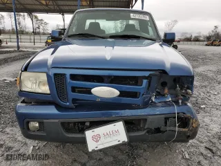 2007 Ford Ranger XL with VIN 1FTYR10U47PA27348, listed as a Copart auction lot 42735705 with 245,981 mi miles and Salvage Title. Bid and sale history available at carsss.com. Image 5.