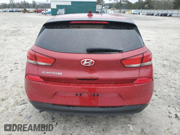 2018 Hyundai Elantra GT with VIN KMHH35LE0JU058047, listed as a Copart auction lot 50382415 with 120,295 mi miles and Salvage Title. Bid and sale history available at carsss.com. Image 6.