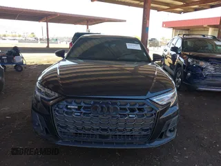 2023 Audi A8 with VIN WAULDAF80PN010705, listed as a IAAI auction lot 41831684 with 13,209 mi miles. Bid and sale history available at carsss.com. Image 12.