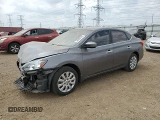 2017 Nissan Sentra S with VIN 3N1AB7AP1HY368467, listed as a Copart auction lot 56880555 with 48,024 mi miles and Salvage title. Bid and sale history available at DreamBid. Image 1.