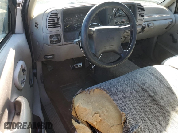 1996 GMC Sierra 1500 with VIN 2GTEC19W4T1542916, listed as a Copart auction lot 75097274 with 310,745 mi miles and Salvage Title. Bid and sale history available at DreamBid. Image 8.