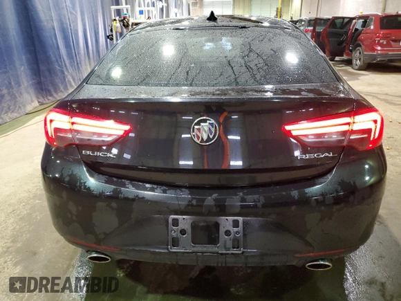 2018 Buick Regal Essence with VIN W04GP6SX8J1047130, listed as a Copart auction lot 50153395 with 97,679 mi miles and Clean title. Bid and sale history available at DreamBid. Image 6.