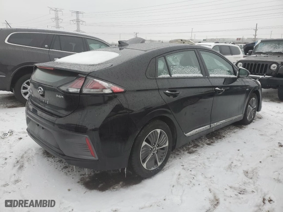 2020 Hyundai Ioniq Plug-In Hybrid SE with VIN KMHC65LD3LU235167, listed as a Copart auction lot 87891755 with NaN miles and Salvage Title. Bid and sale history available at carsss.com. Image 3.