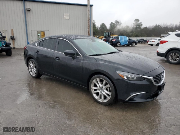 2017 Mazda Mazda6 Touring with VIN JM1GL1V57H1120996, listed as a Copart auction lot 43422655 with 146,410 mi miles and Salvage Title. Bid and sale history available at carsss.com. Image 4.
