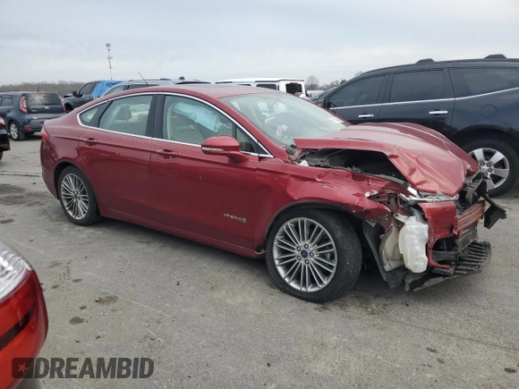 2014 Ford Fusion SE Hybrid with VIN 3FA6P0LU5ER145861, listed as a Copart auction lot 46582675 with Not Provided miles and Salvage Title. Bid and sale history available at DreamBid. Image 4.