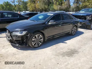 2017 Lincoln MKZ Hybrid Reserve with VIN 3LN6L5MU9HR639643, listed as a Copart auction lot 49962385 with 145,070 mi miles and Salvage Title. Bid and sale history available at carsss.com. Image 1.