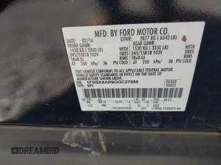 2016 Ford Police Interceptor Utility z VIN 1FM5K8AR9GGC27888, wystawiony jako IAAI lot #42037310 z przebiegiem 72 466 mil mil oraz . Historia ofert i sprzedaży dostępna na DreamBid. Obrazek 9.