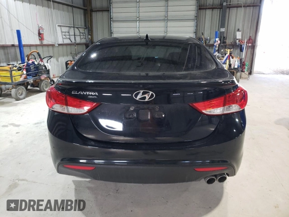 2013 Hyundai Elantra Coupe SE with VIN KMHDH6AE4DU017465, listed as a Copart auction lot 47113665 with 69,487 mi miles and Salvage Title. Bid and sale history available at carsss.com. Image 6.