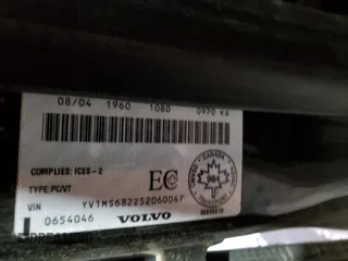 2005 Volvo S40 with VIN YV1MS682252060047, listed as a Copart auction lot 43456495 with 354,962 mi miles and Salvage Title. Bid and sale history available at carsss.com. Image 12.