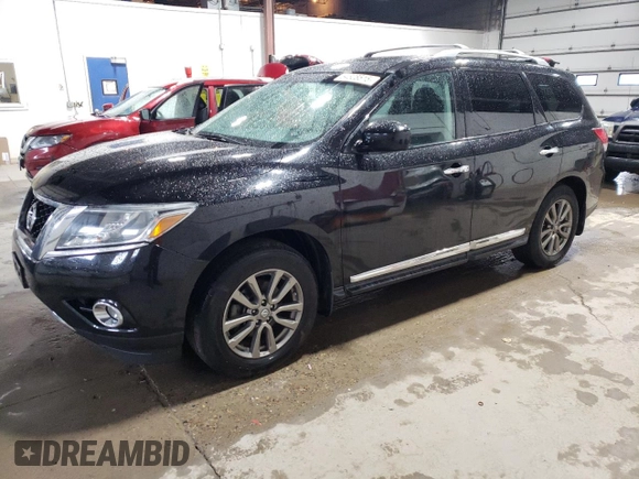 2014 Nissan Pathfinder Platinum with VIN 5N1AR2MM1EC607349, listed as a Copart auction lot 54608515 with 165,964 mi miles and Clean Title. Bid and sale history available at carsss.com. Image 1.
