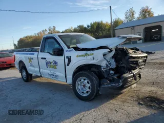 2022 Ford F-150 XL with VIN 1FTMF1C58NKD57399, listed as a Copart auction lot 75652684 with Not provided miles and Salvage title. Bid and sale history available at DreamBid. Image 4.