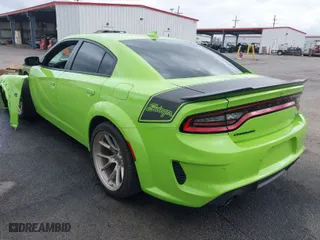 2023 Dodge Charger Scat Pack Widebody with VIN 2C3CDXGJ7PH591561, listed as a IAAI auction lot 41466676 with 2,716 mi miles. Bid and sale history available at carsss.com. Image 3.