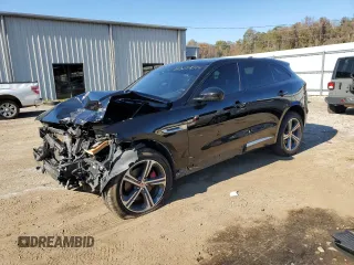 2020 Jaguar F-Pace S with VIN SADCM2FV2LA641105, listed as a Copart auction lot 82614014 with 122,952 mi miles and Salvage Title. Bid and sale history available at DreamBid. Image 1.