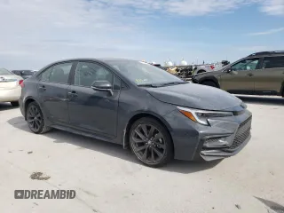 2024 Toyota Corolla SE with VIN 5YFS4MCE5RP209538, listed as a Copart auction lot 47293245 with 9,354 mi miles and Salvage Title. Bid and sale history available at DreamBid. Image 4.