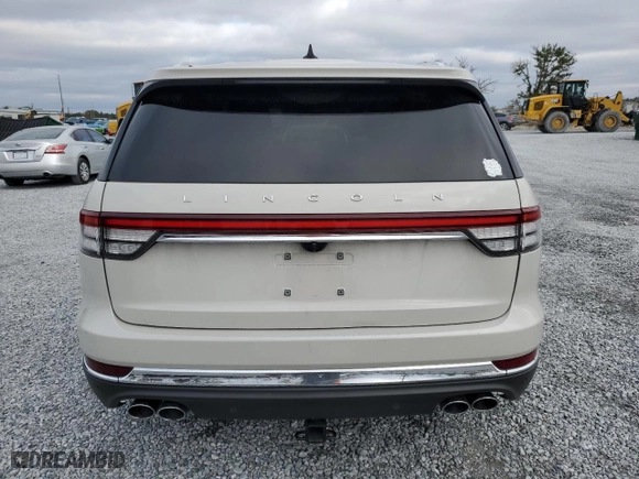 2022 Lincoln Aviator Reserve with VIN 5LM5J7WC8NGL02060, listed as a Copart auction lot 41584045 with 40,174 mi miles and Salvage Title. Bid and sale history available at carsss.com. Image 6.