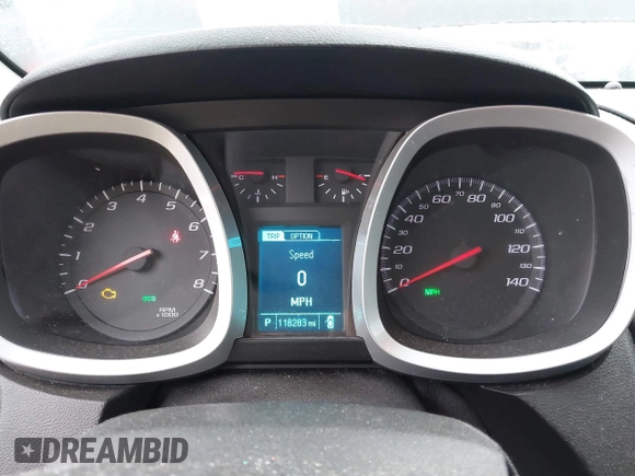 2017 Chevrolet Equinox LS with VIN 2GNALBEKXH1526015, listed as a IAAI auction lot 41935298 with 118,283 mi miles and . Bid and sale history available at carsss.com. Image 7.