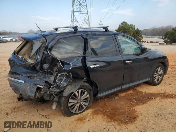 2018 Nissan Pathfinder SL with VIN 5N1DR2MN3JC613198, listed as a Copart auction lot 44423035 with 168,744 mi miles and Salvage title. Bid and sale history available at DreamBid. Image 3.
