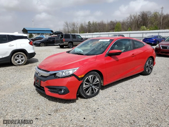 2017 Honda Civic Coupe EX-T with VIN 2HGFC3B3XHH357799, listed as a Copart auction lot 47469765 with 49,039 mi miles and Clean Title. Bid and sale history available at carsss.com. Image 1.