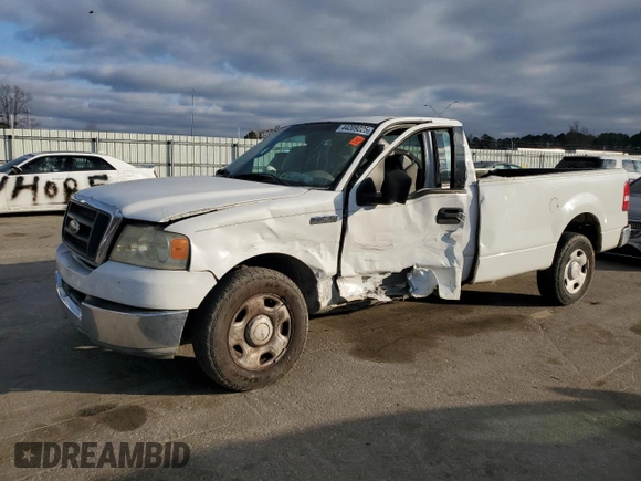 2004 Ford F-150 XL with VIN 1FTRF12WX4NA55917, listed as a Copart auction lot 44209225 with 0 mi miles and Salvage Title. Bid and sale history available at carsss.com. Image 1.
