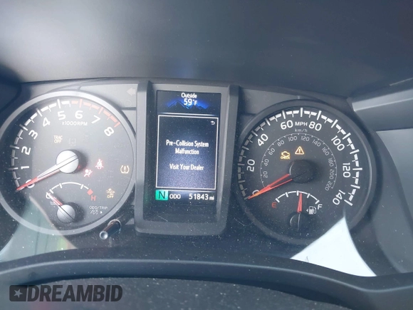 2021 Toyota Tacoma SR with VIN 3TYAX5GN5MT032481, listed as a IAAI auction lot 41979320 with 51,843 mi miles and . Bid and sale history available at DreamBid. Image 7.
