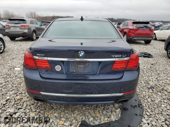 2015 BMW 7 Series 750Li xDrive with VIN WBAYF8C5XFD654218, listed as a Copart auction lot 51364905 with 181,537 mi miles and Clean title. Bid and sale history available at DreamBid. Image 6.