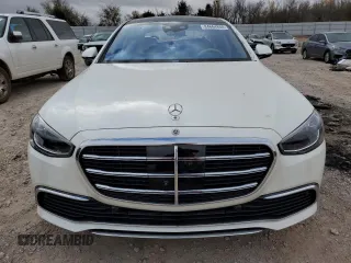 2023 Mercedes-Benz S-Class S 500 with VIN W1K6G6DB6PA203893, listed as a Copart auction lot 84664804 with 743 mi miles and Salvage Title. Bid and sale history available at carsss.com. Image 5.