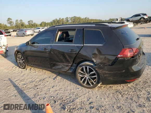 2016 Volkswagen Golf SportWagen TSI S with VIN 3VWC17AU1GM520068, listed as a Copart auction lot 75169214 with 103,329 mi miles and Salvage Title. Bid and sale history available at carsss.com. Image 2.