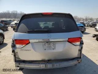 2014 Honda Odyssey EX with VIN 5FNRL5H41EB076760, listed as a Copart auction lot 48784325 with 76,187 mi miles and Salvage Title. Bid and sale history available at carsss.com. Image 6.