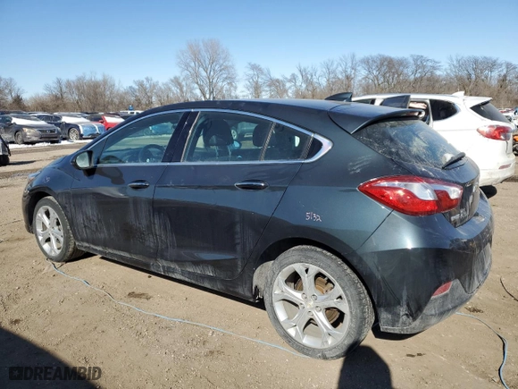 2018 Chevrolet Cruze Premier with VIN 3G1BF6SM5JS632151, listed as a Copart auction lot 44997695 with 105,025 mi miles and Salvage Title. Bid and sale history available at carsss.com. Image 2.
