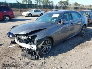 2014 Lexus IS 350 with VIN JTHCE1D24E5000740, listed as a IAAI auction lot 42037064 with 184,059 mi miles. Bid and sale history available at carsss.com. Image 2.