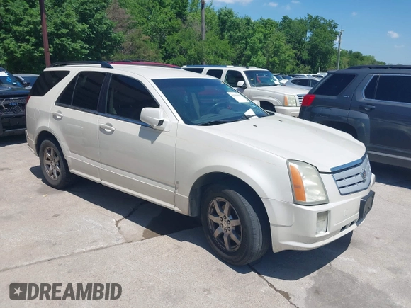 2007 Cadillac SRX with VIN 1GYEE637270127372, listed as a IAAI auction lot 42097903 with 189,893 mi miles. Bid and sale history available at carsss.com. Image 1.