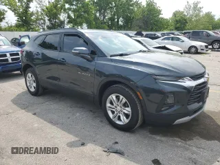 2020 Chevrolet Blazer LT with VIN 3GNKBCR4XLS615251, listed as a Copart auction lot 58942695 with 95,240 mi miles and Salvage title. Bid and sale history available at DreamBid. Image 4.