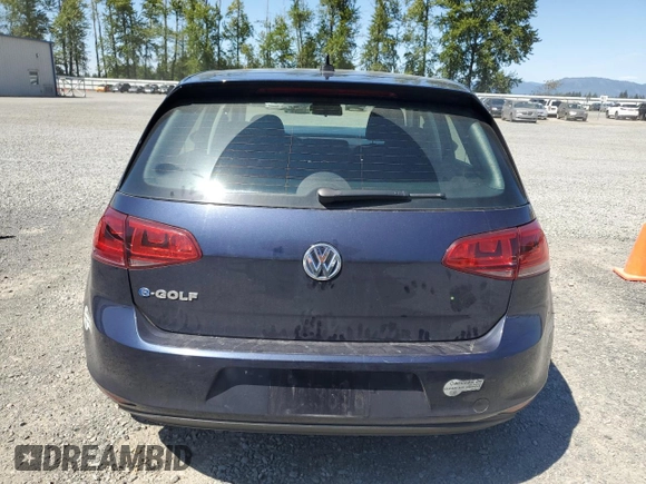 2016 Volkswagen Golf SE z VIN WVWKP7AU0GW912035, wystawiony jako Copart lot #58579075 z przebiegiem 48 625 mil mil oraz Szkoda całkowita • Salvage title. Historia ofert i sprzedaży dostępna na DreamBid. Obrazek 6.