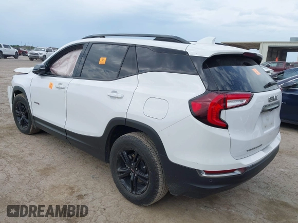 2022 GMC Terrain AT4 with VIN 3GKALYEV4NL250578, listed as a IAAI auction lot 42218524 with 24,680 mi miles and . Bid and sale history available at DreamBid. Image 3.