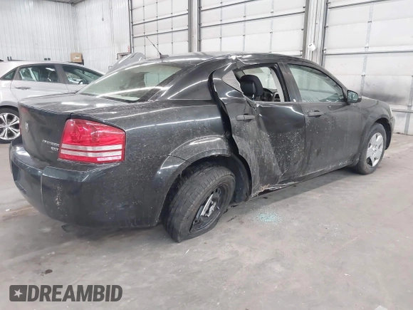 2010 Dodge Avenger SXT with VIN 1B3CC4FB8AN237135, listed as a IAAI auction lot 41751821 with 161,664 mi miles. Bid and sale history available at carsss.com. Image 4.