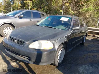 1997 Honda Civic EX with VIN 2HGEJ8645VH566736, listed as a IAAI auction lot 41876647 with 277,968 mi miles. Bid and sale history available at carsss.com. Image 17.